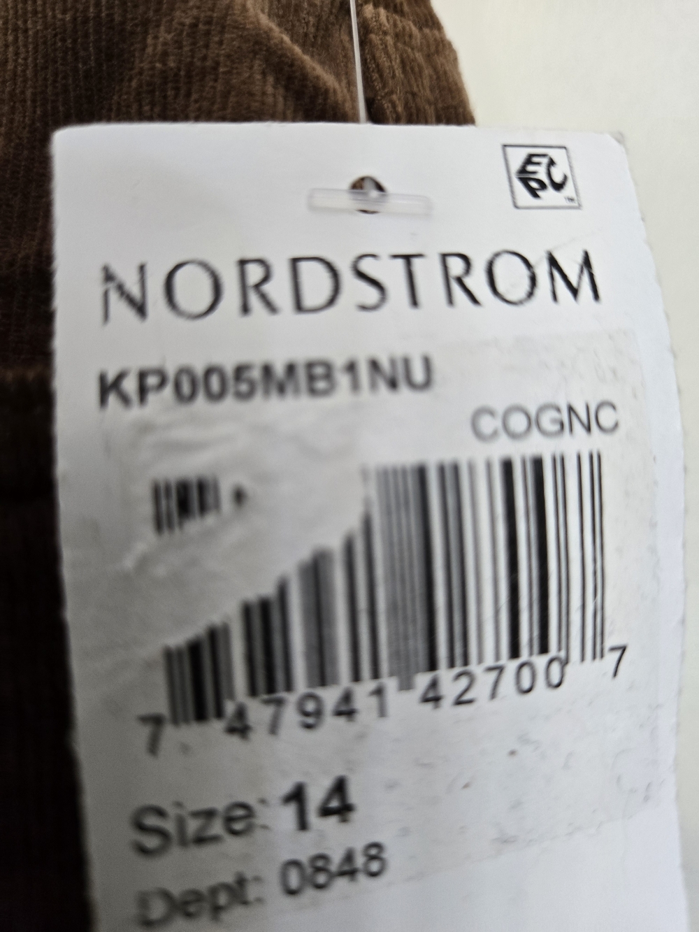 Kut from the Kloth Brown Corduroy Flared Wide-Leg Jeans - Picture 5 of 7